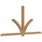 Ekena Millwork Redmond Timber Gable Bracket, Western Red Cedar, 108"W x 54"H x 3 1/2"D x 3 1/2"F, 12/12 Pitch GBW108X54X0404RED00SWR - alternate 2